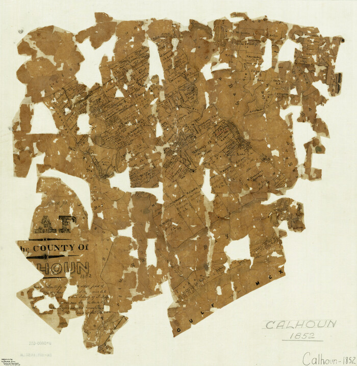 4431, Map of the County of Calhoun, General Map Collection