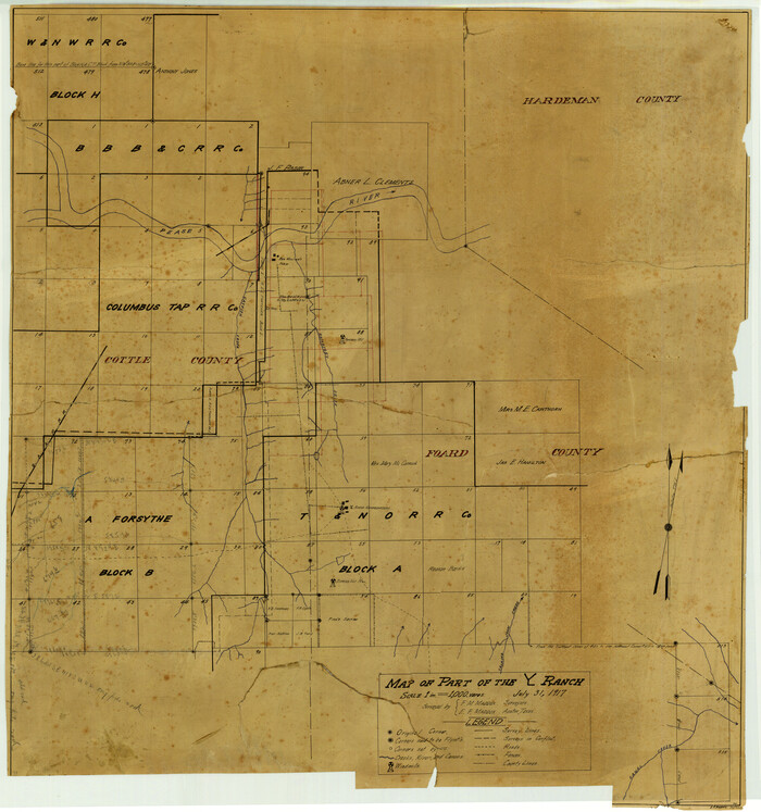 4442, Map of Part of the YL Ranch, Maddox Collection