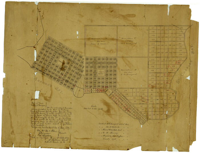 4462, [Town Plat of Lamar], Maddox Collection