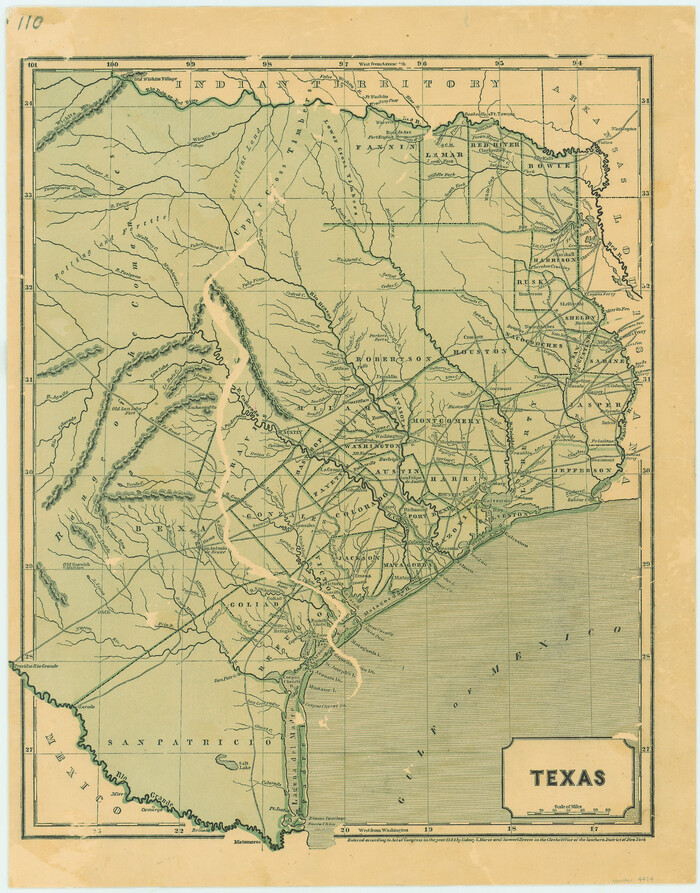 4474, Texas, General Map Collection
