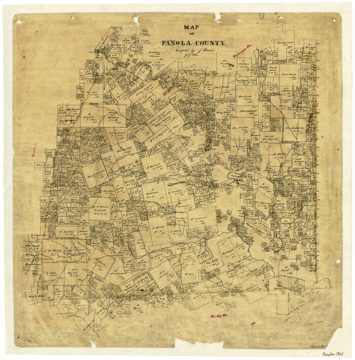 4503, Map of Panola County, General Map Collection