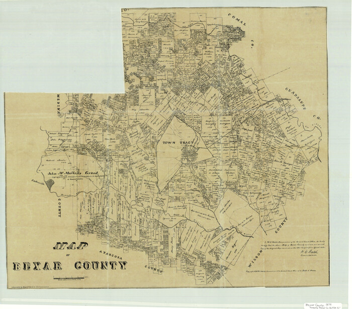 4508, Map of Bexar County, General Map Collection