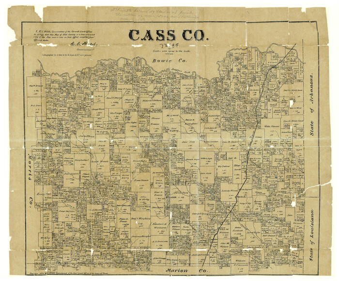 4516, Cass County Texas, General Map Collection