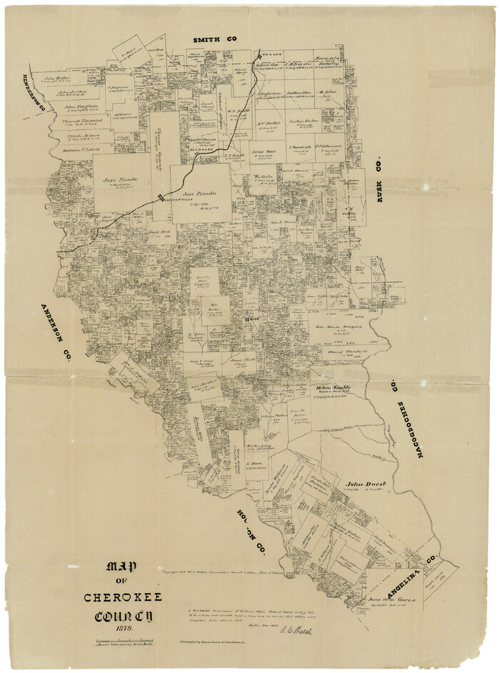 4517, Map of Cherokee County, General Map Collection