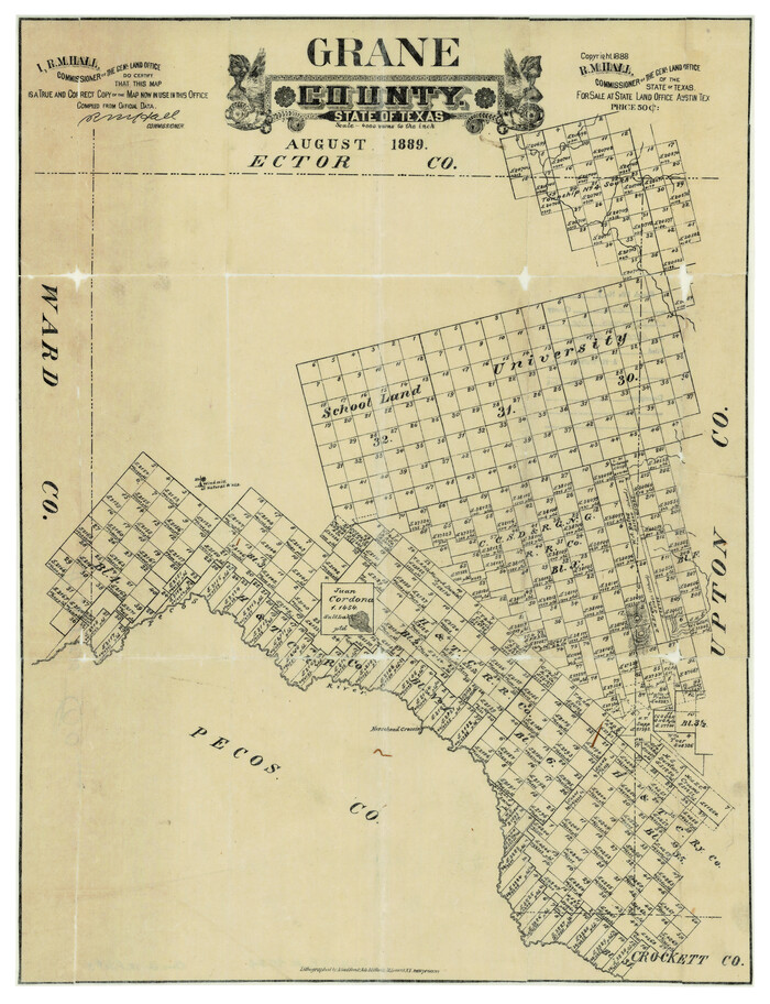 4524, Crane County State of Texas, General Map Collection