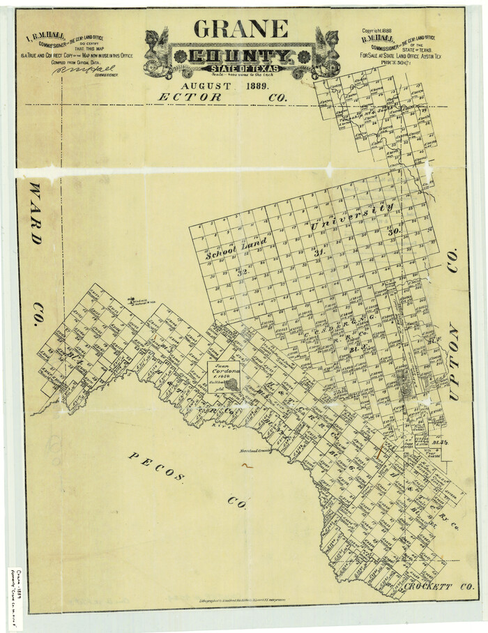 4524, Crane County State of Texas, General Map Collection