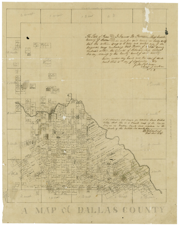4526, A Map of Dallas County, General Map Collection
