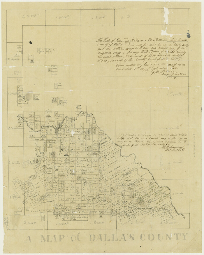 4526, A Map of Dallas County, General Map Collection
