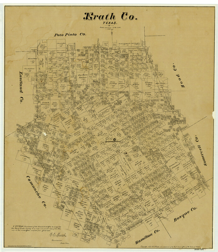4539, Erath County, General Map Collection
