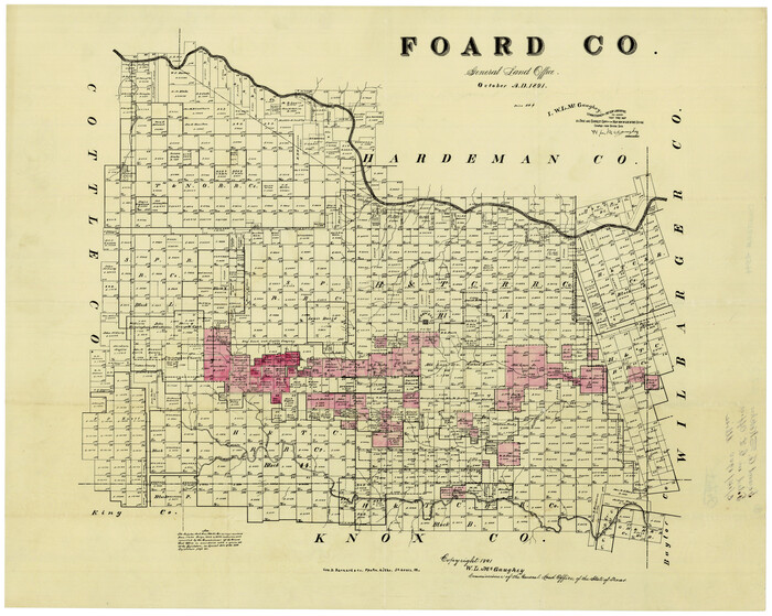 4544, Foard County Sketch File 23, General Map Collection