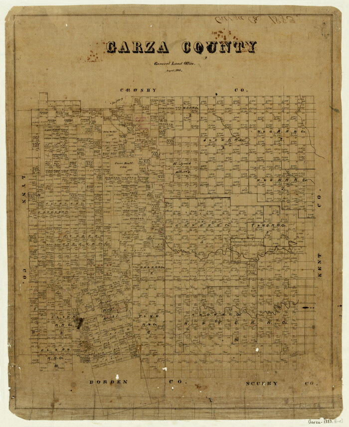 4545, Garza County, General Map Collection