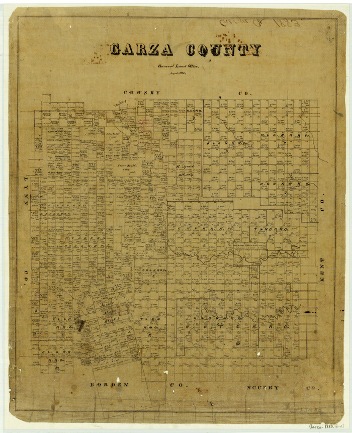 4545, Garza County, General Map Collection
