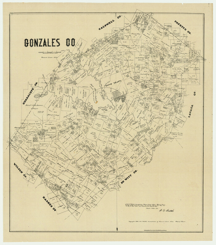 4549, Gonzales County, General Map Collection