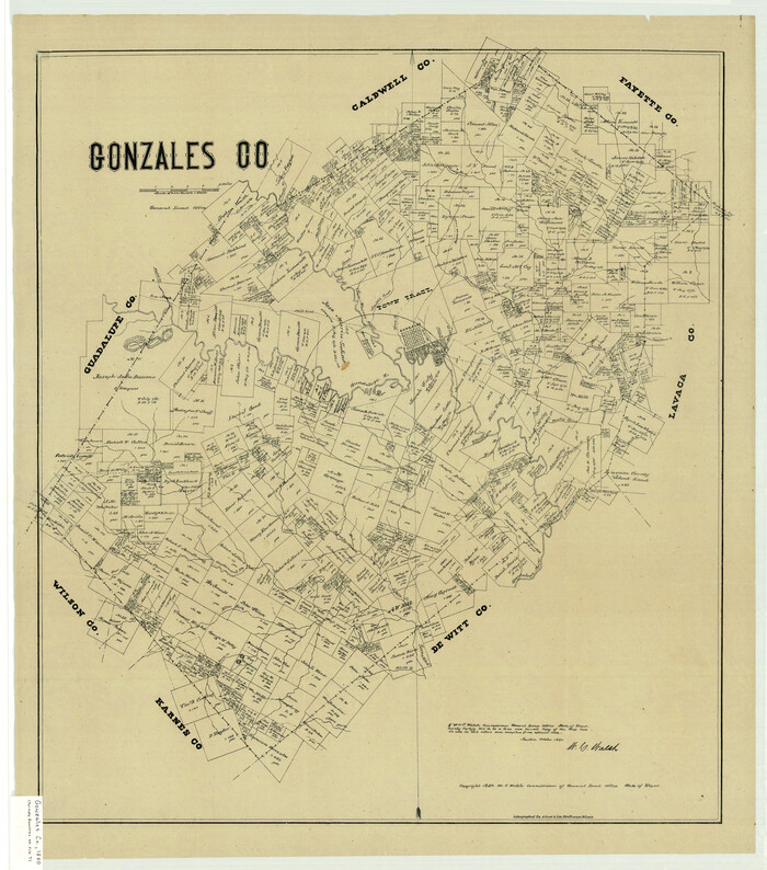 4549, Gonzales County, General Map Collection