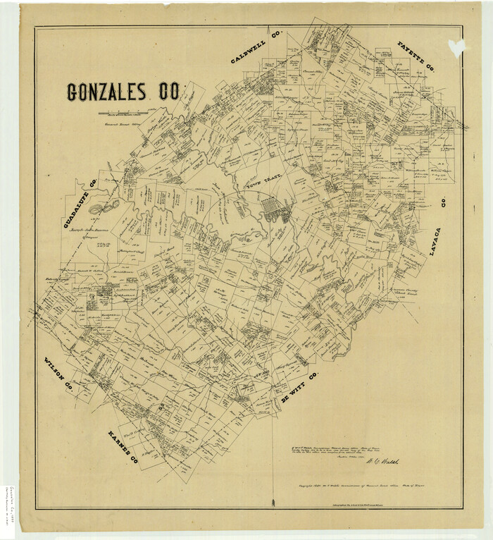 4550, Gonzales County, General Map Collection