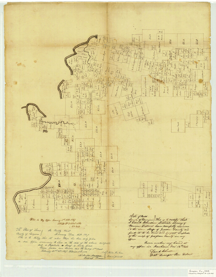 4551, [Map of Grayson County], General Map Collection