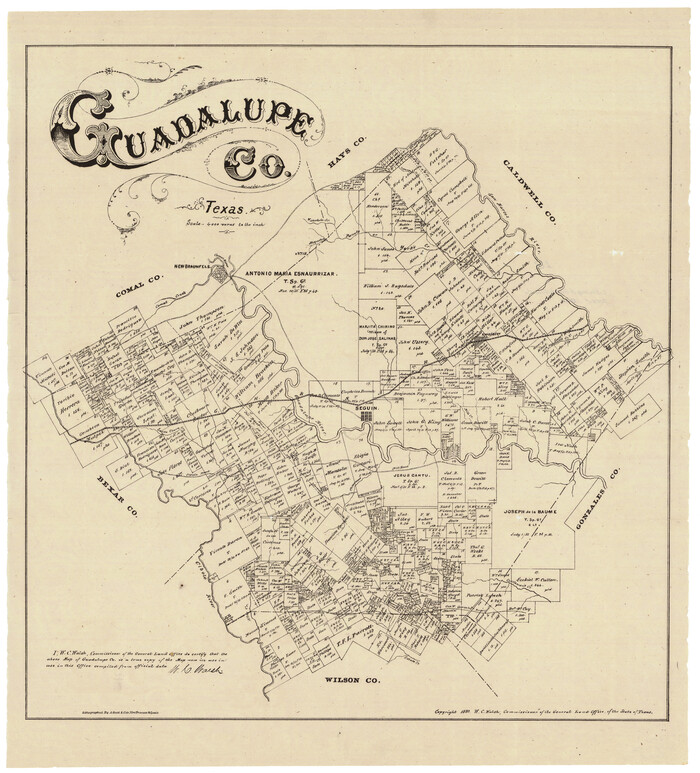 4553, Guadalupe County, General Map Collection