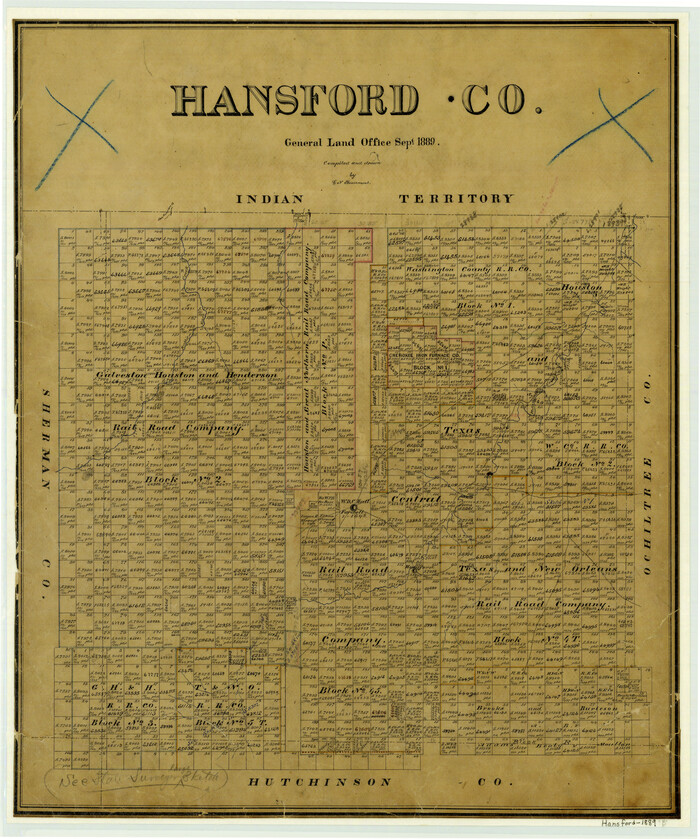 4558, Hansford County, General Map Collection