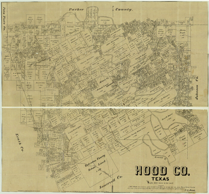 4564, Hood County Sketch File 12, General Map Collection