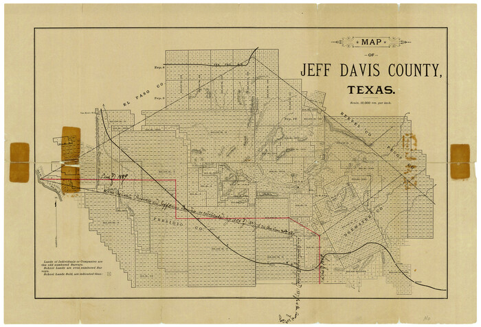 4572, Jeff Davis County Texas, General Map Collection
