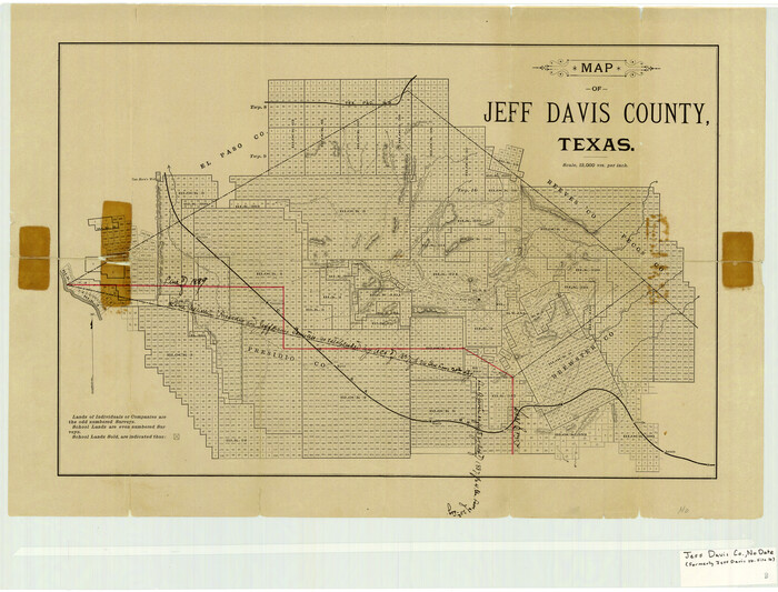 4572, Jeff Davis County Texas, General Map Collection