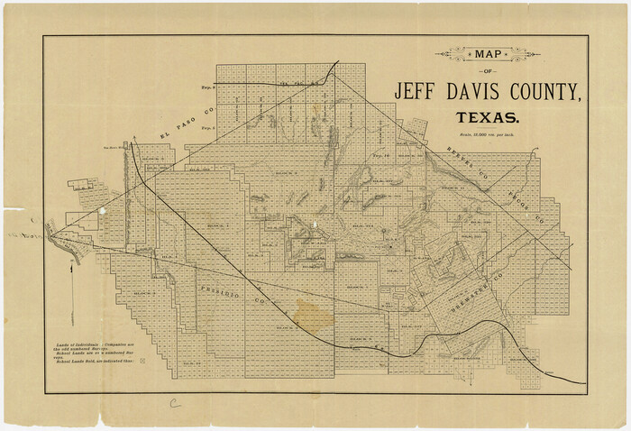 4573, Jeff Davis County Texas, General Map Collection
