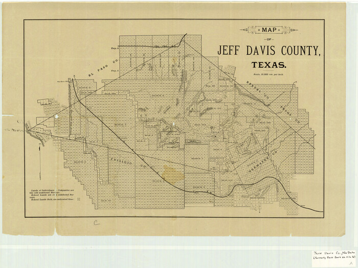 4573, Jeff Davis County Texas, General Map Collection