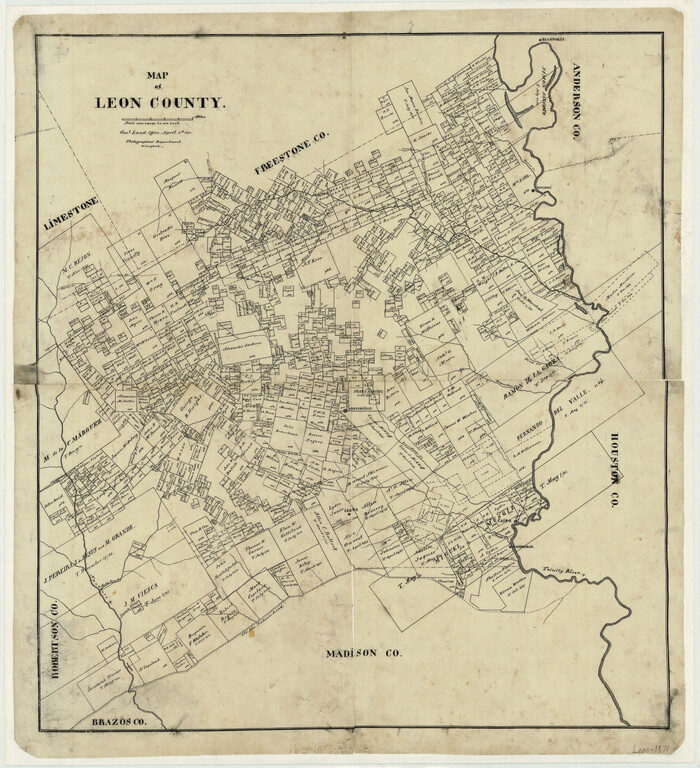 4579, Map of Leon County, General Map Collection