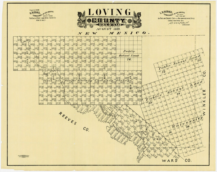 4582, Loving County State of Texas, General Map Collection
