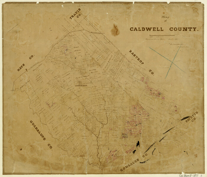 4590, Map of Caldwell County, General Map Collection