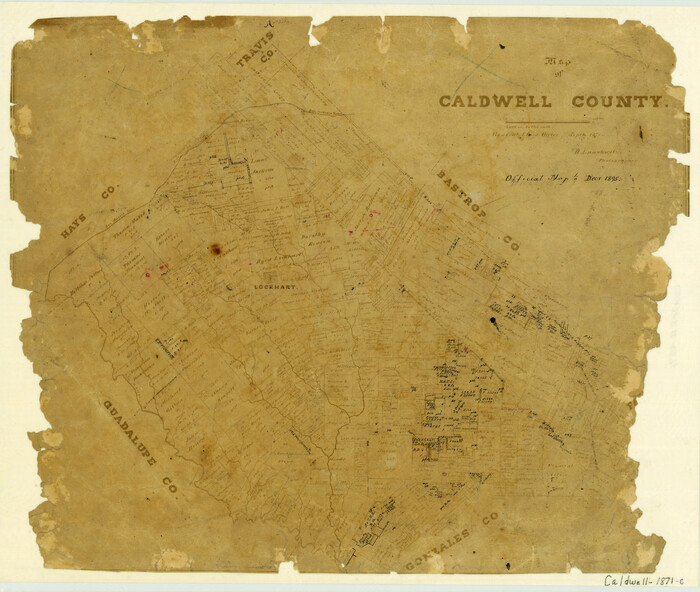 4591, Map of Caldwell County, General Map Collection