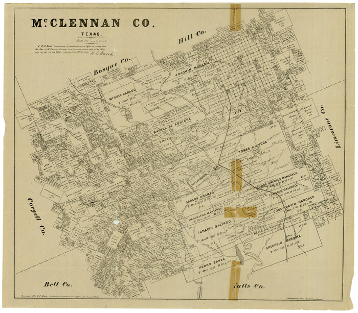 4596, McClennan County, General Map Collection