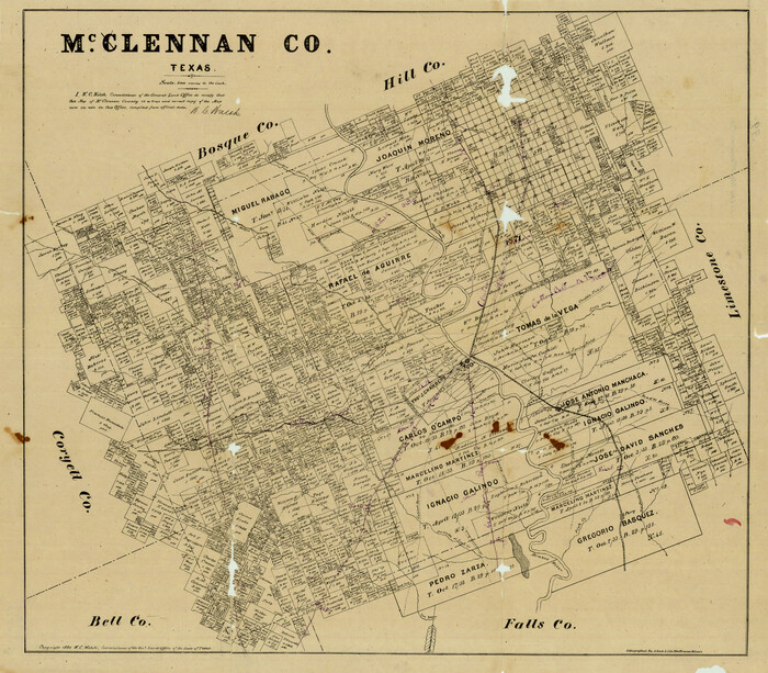 4597, McClennan County, General Map Collection
