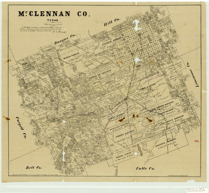 4597, McClennan County, General Map Collection