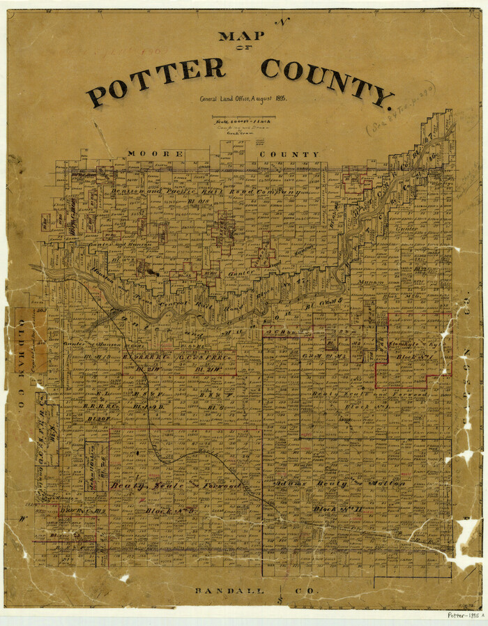 4617, Map of Potter County, General Map Collection