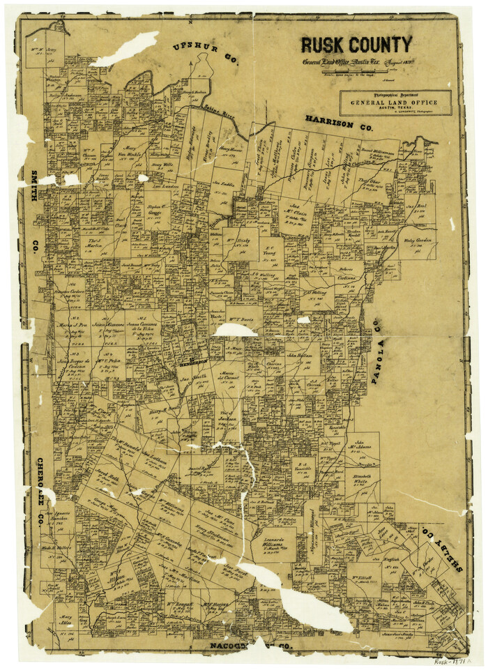 4621, Rusk County, General Map Collection