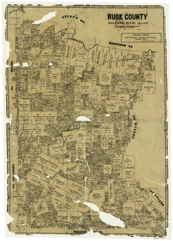 4621, Rusk County, General Map Collection