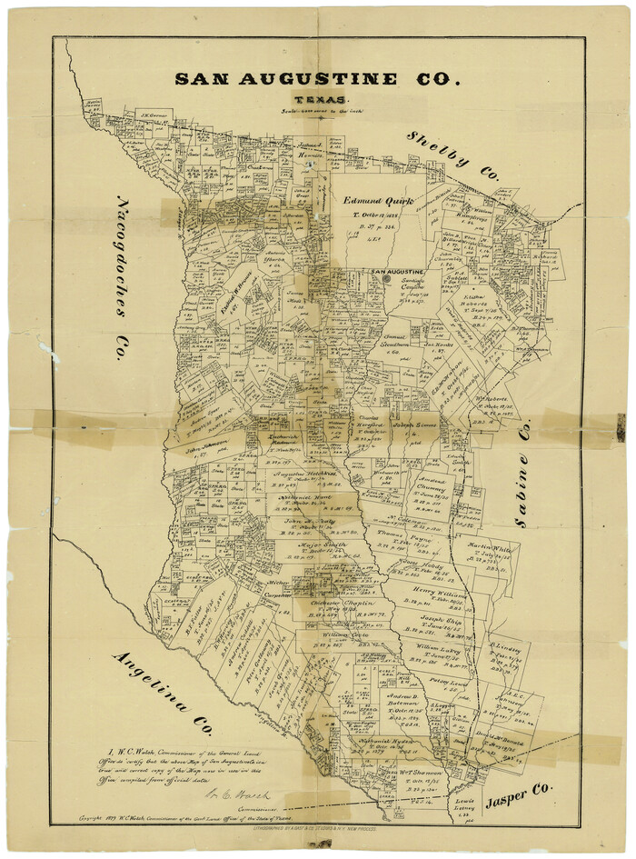 4623, San Augustine County Texas, General Map Collection