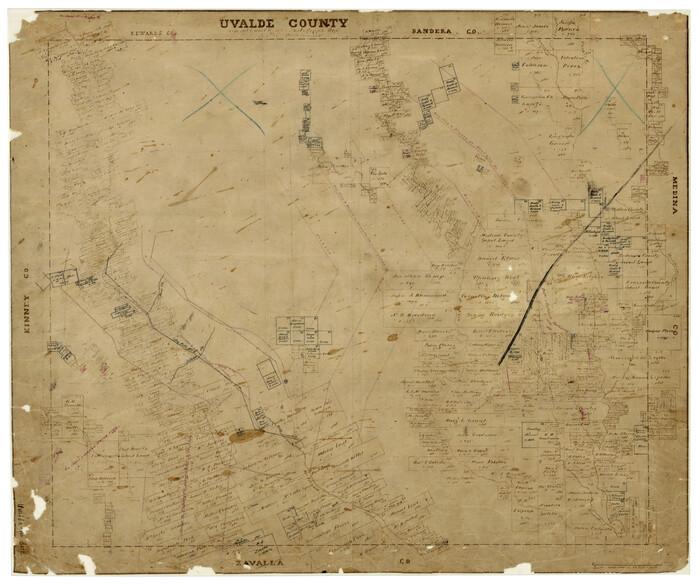 4636, Uvalde County, General Map Collection
