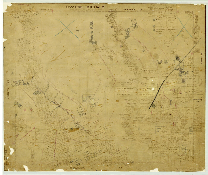 4636, Uvalde County, General Map Collection