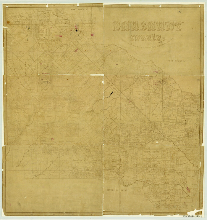 4637, Van Zandt County, General Map Collection