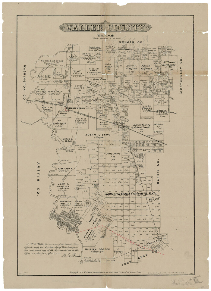 4640, Waller County, General Map Collection