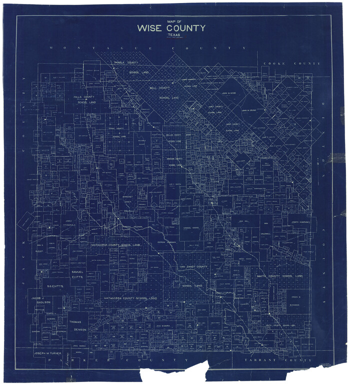 4644, Map of Wise County Texas, General Map Collection