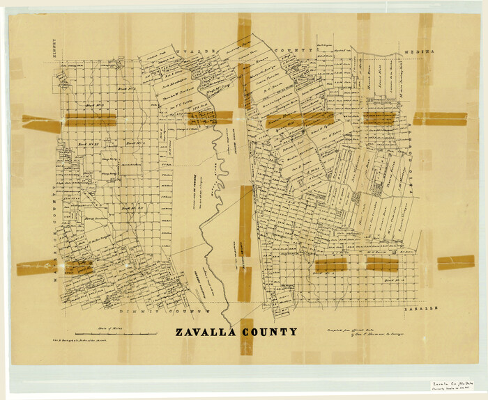 4646, Zavalla County, General Map Collection