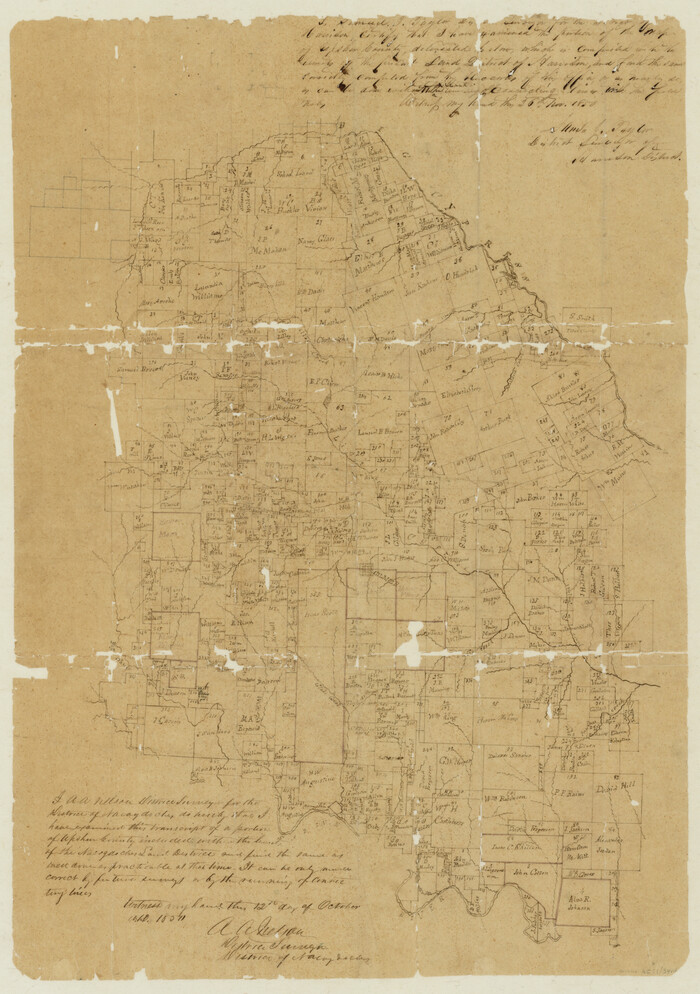 [Map of Upshur County]