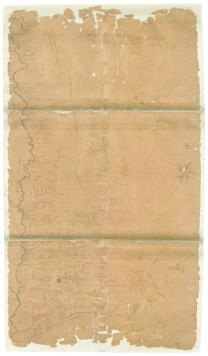 4656, Map of Robertson County, General Map Collection