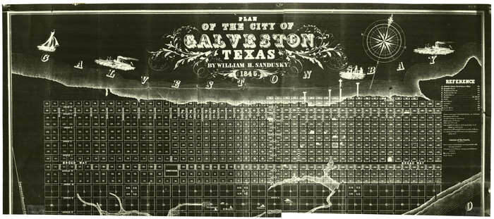 4665, Plan of the City of Galveston, Texas, General Map Collection