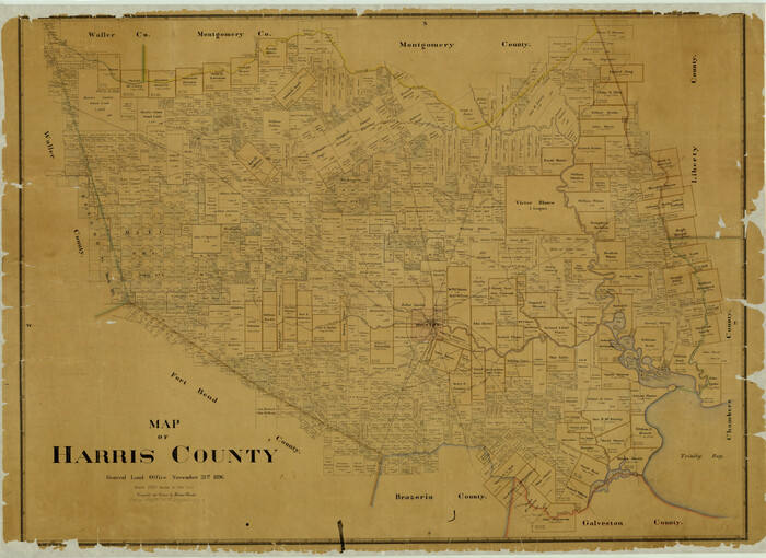 4675, Map of Harris County, General Map Collection