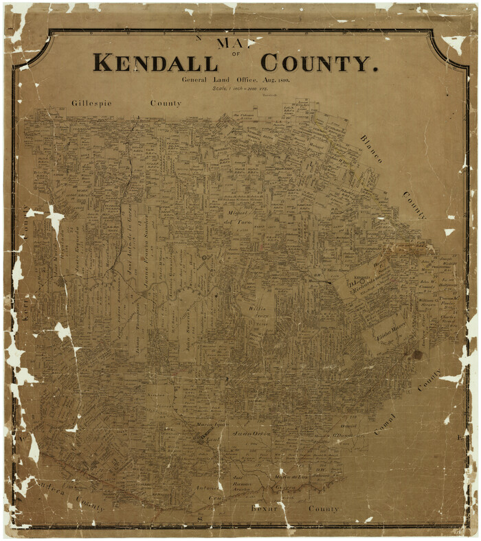 4678, Map of Kendall County, General Map Collection
