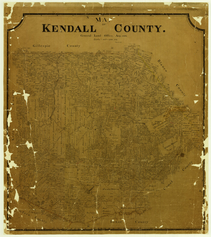 4678, Map of Kendall County, General Map Collection